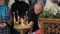 Владимир Путин встретил Рождество в Великом Новгороде