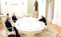 В Кремле состоялись переговоры Путина, Алиева и Пашиняна